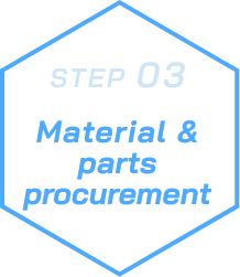 STEP03 Material & parts procurement